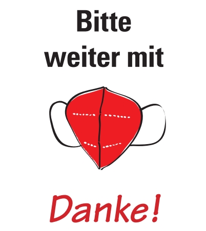 Bitte weiter mihin mit Maske - 2022