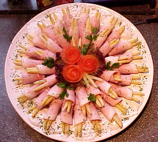 Schinken-Spargelrllchen mit Remoulade